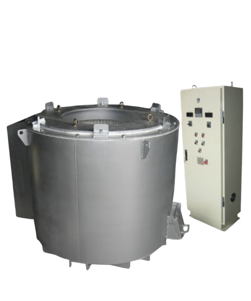 Crucible Aluminium Holding Furnace  Capacity 500kg ( CAHF-500 )