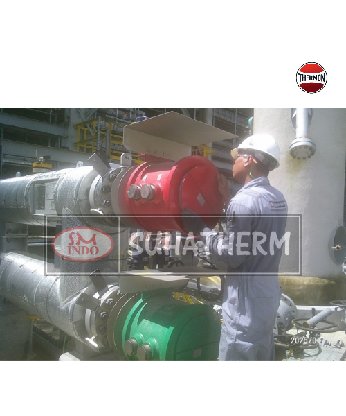 Thermon Circulation Heaters for Oil Refinery